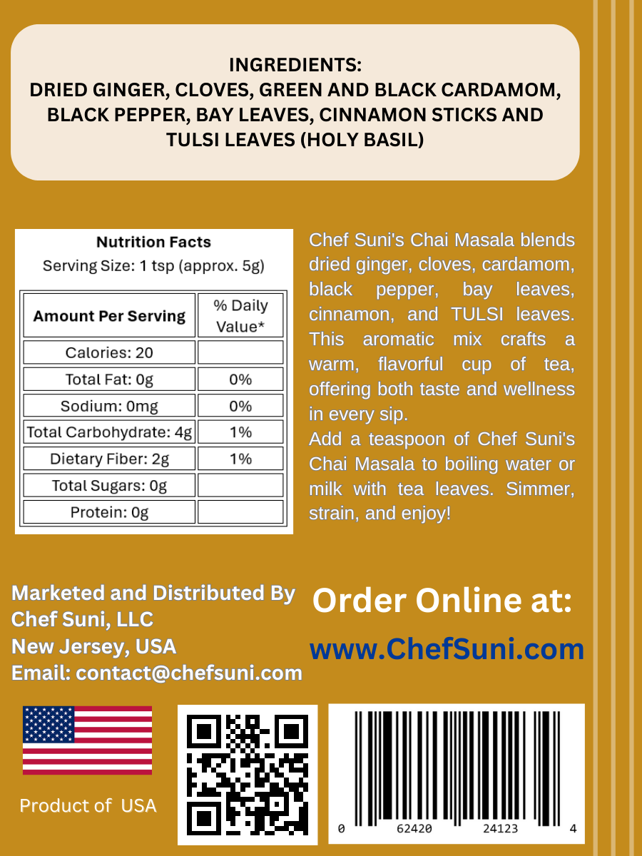 Chai Masala – Aromatic Spiced Tea Blend