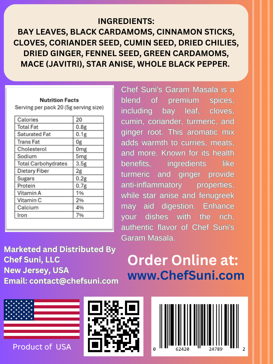 Garam Masala – Traditional Indian & Nepali Spice Blend