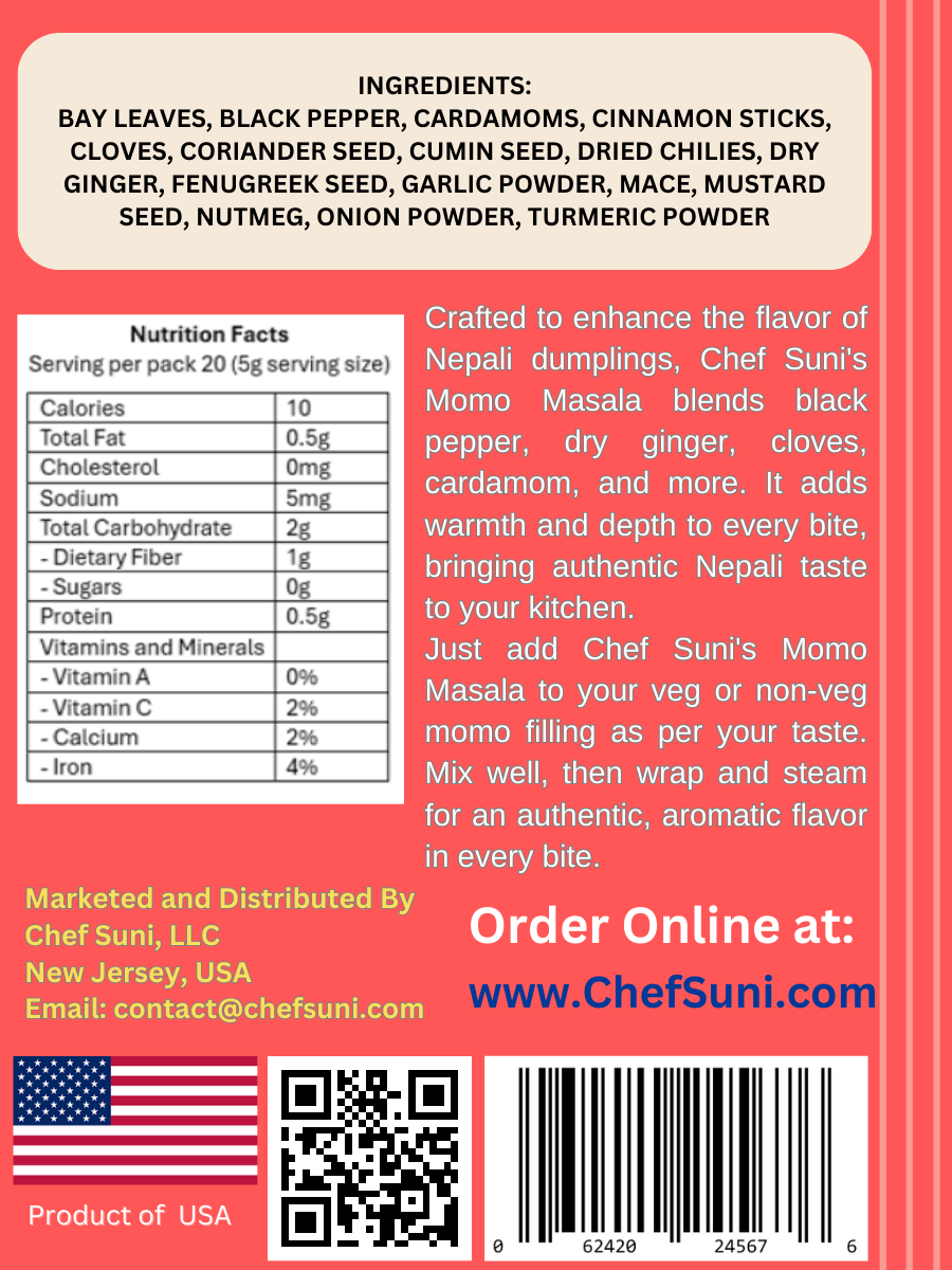 Momo Masala – Authentic Nepali Dumpling Spice Mix